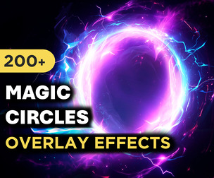 200+ Magic Circle Spell Overlay Effects