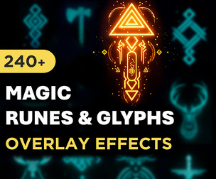 240+ Magic Hieroglyphs Overlay Effects