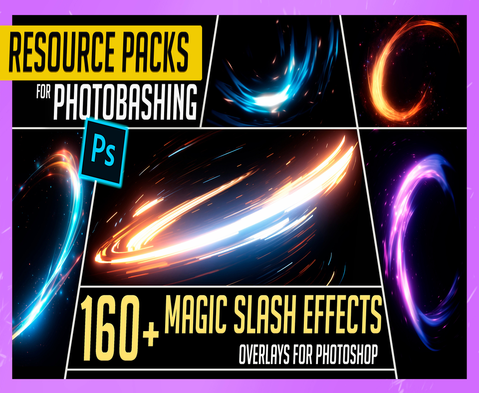 160+ Magic Slash spell Overlay Effects