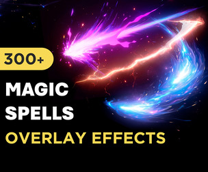 300+ Magic Spell Overlay Effects FX