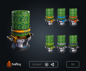 SCI-FI Plant V1 – Futuristic Vegetation – Game Ready