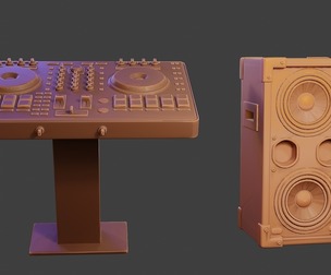 Speakers and mixing Desk for DJ