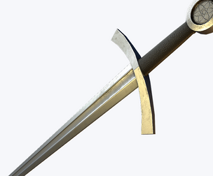 Medieval Sword Low-poly 3D model