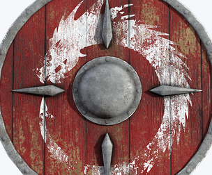 Viking shield Free low-poly 3D model