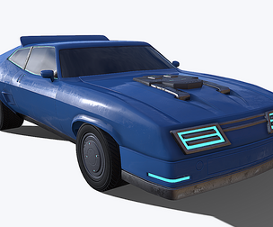 Ford Falcon Retro Futuristic Car
