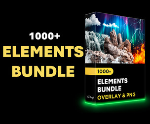 Elements Bundle | 1000+ Overlay Effects and PNG (8 Packs)