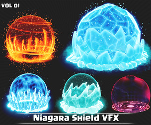 Niagara Shield VFX VOL 01