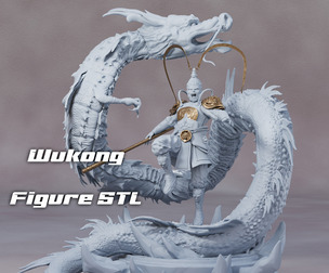 Monkey King Wukong STL 3d print