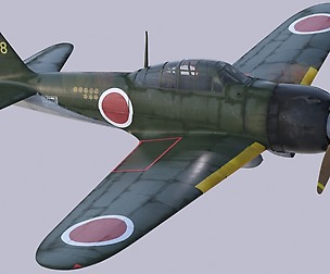 Mitsubishi A6M2 type 22 Zero Fighter - Kamikaze