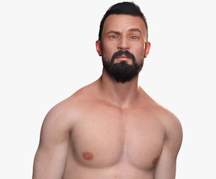 Realistic Athletic body man