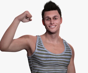 Realistic Male In Casual Outfit Survival - Sport
