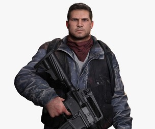 Realistic Man With Civil War Clothing