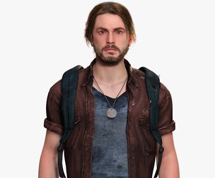 Realistic Man in Adventure Outfit