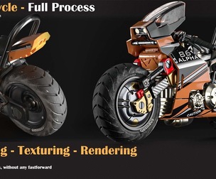 Motorcycle Tutorial Full process