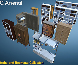 Wardrobe and Bookcase Collection - HQ