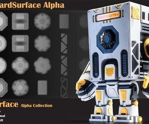 250+ HardSurface Alpha-VOL 04