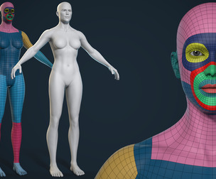 Female Basemesh - Game Ready
