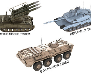 5 Military Vehicles Collection v15