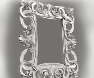 Frame for Mirror for CNC Milling