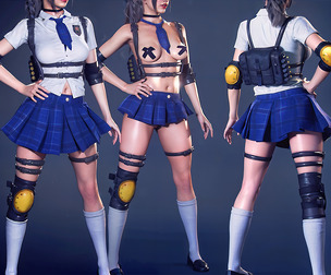 JV-CR-AW Apocalypse Schoolgirl and Pose