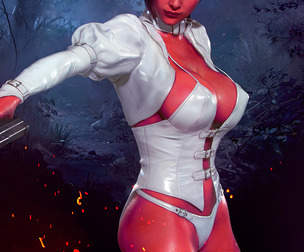 R4-AW Latex Succubus