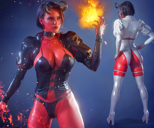 R3-JV Latex Succubus