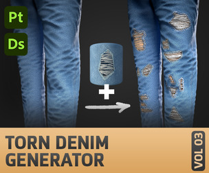 Torn Denim Generator