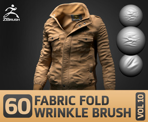 60 Fabric/Cloth Wrinkle and Fold Brush