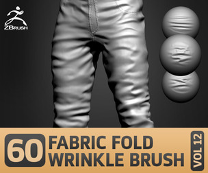 60 Fabric/Cloth Wrinkle and Fold Brush