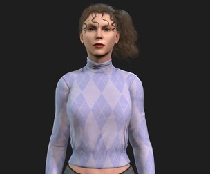 3D Model of a Realistic Woman