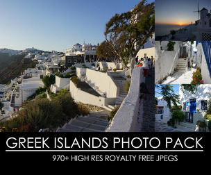 Greek Islands 970+ Photo Pack