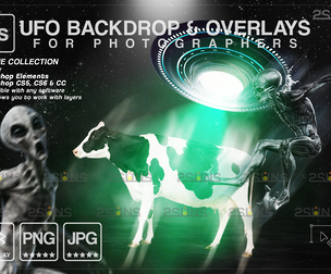 UFO overlays photoshop Alien photo overlays