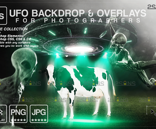 UFO overlays photoshop Alien photo overlays