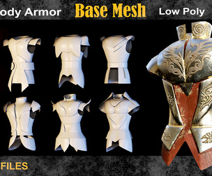 35 Body Armor Base Mesh vol16