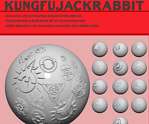 KFJR_Talon_Zbrushes_Set01