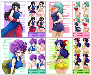 Dragon Ball Ladies (4 PACKS) 01