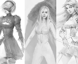 Basic character drawing tutorial pack 3