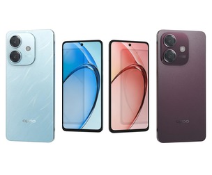 OPPO A3x Nebula Red And Ocean Blue