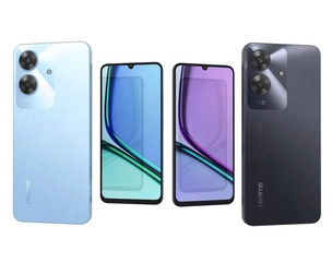 Realme Note 60 Marble Black And Voyage Blue