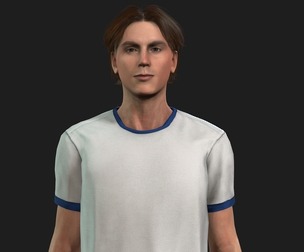 Fully Rigged Male 3D Model