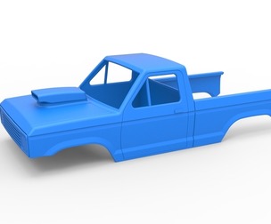 Shell of Mud dragster 4wd Version 2 Scale 1:25