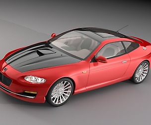 Dosch 3D Car Sample