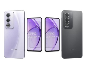 Oppo A3 Pro 5G Starry Black And Moonlight Purple