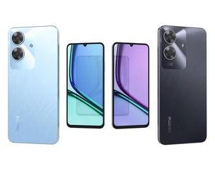 Realme Narzo N61 Marble Black And Voyage Blue