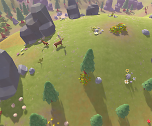 Cartoon Forest Environment