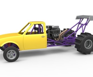 Dirt Dragster Version 2 Scale 1:25