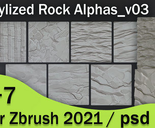 Stylized Rock Alphas_v03