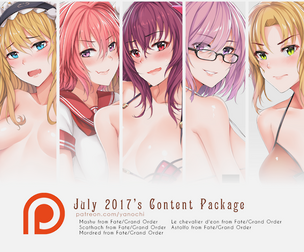 July 2017's Contents Package with PSD files