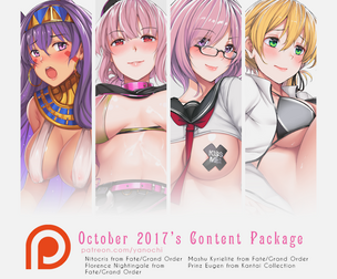 October 2017's Contents Package with PSD files