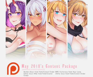 May 2018's Contents Package with PSD files